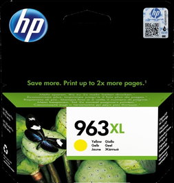 HP 963XL Cartucho de Tinta Amarillo High Yield Original