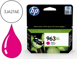 HP 963XL Magenta Original Ink Cartridge, Alta Capacidad (XL)bu