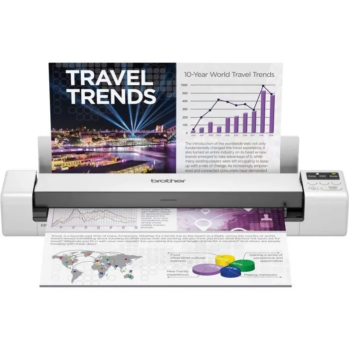 Brother DS-940DW Escáner Portátil Dúplex WiFi con Batería Brother DS-940DW Escáner Portátil Dúplex WiFi con Batería