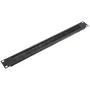 Monolith 30701500-1 Panel de Cepillo 1U 19" para Armario Rack, Fijación Frontal