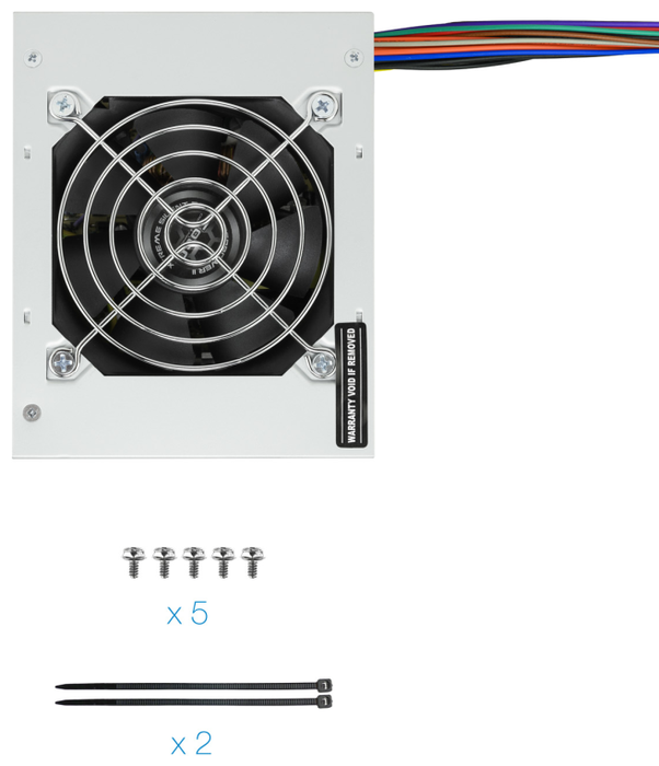TOOQ Ecopower II 500W SFX Plata