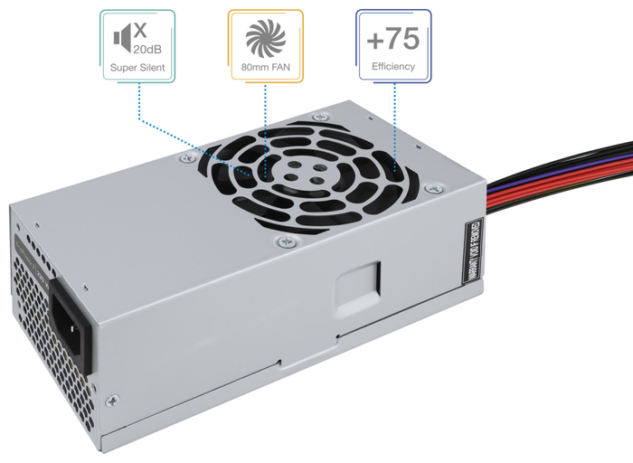 TOOQ Ecopower II 500W TFX Plata