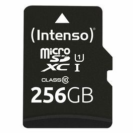Tarjeta de Memoria Micro SD con Adaptador INTENSO 3423492 256 GB