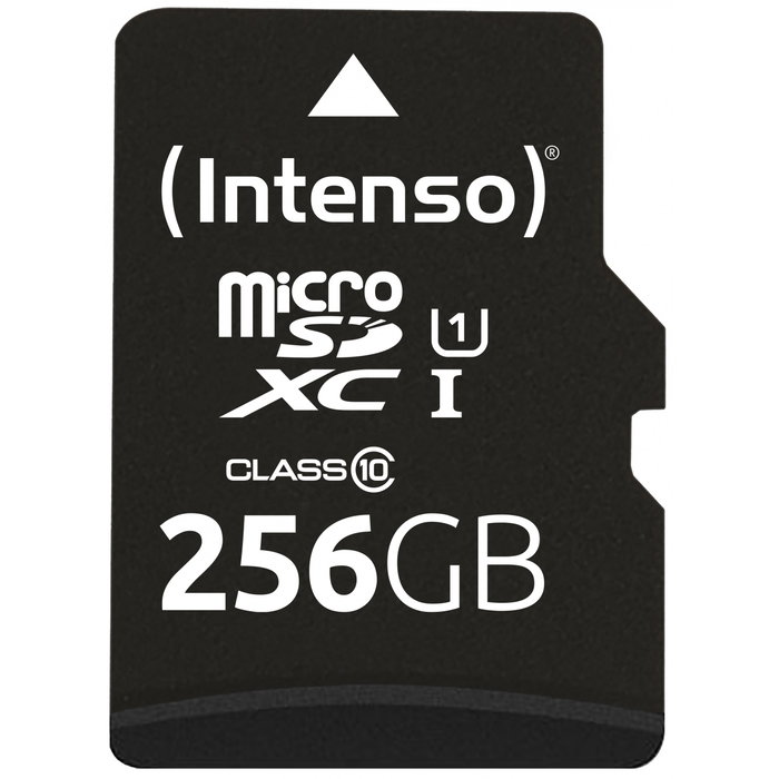 Intenso Tarjeta de memoria MicroSDXC UHS-I Premium 256 GB con adaptador Intenso Tarjeta de memoria MicroSDXC UHS-I Premium 256 GB con adaptador