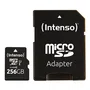 Intenso Tarjeta de Memoria microSDXC UHS-I Premium 256 GB, Clase 10, U1, Velocidad 90 MB/s, Resistente a Golpes, Temperatura y Rayos X
