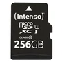 Intenso Tarjeta de Memoria microSDXC UHS-I Premium 256 GB, Clase 10, U1, Velocidad 90 MB/s, Resistente a Golpes, Temperatura y Rayos X