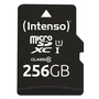 Intenso Tarjeta de Memoria microSDXC UHS-I Premium 256 GB, Clase 10, U1, Velocidad 90 MB/s, Resistente a Golpes, Temperatura y Rayos X