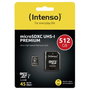 Intenso Micro SD Intenso 512GB Premium UHS-I Cl10 con adaptador
