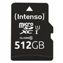 Intenso 3423493 Tarjeta Memoria Micro SDXC UHS-I Premium 512GB Clase 10 con Adaptador