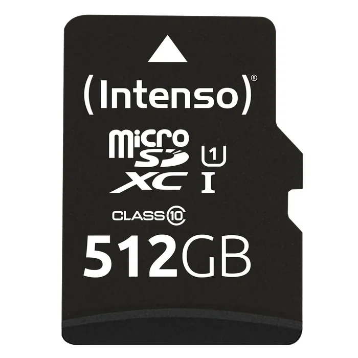 Intenso 3423493 Tarjeta Memoria Micro SDXC UHS-I Premium 512GB Clase 10 con Adaptador