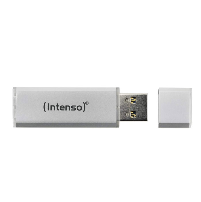 Intenso 3531492 - Memoria USB 3.2 Ultra 256 GB, Aluminio Plata, Lectura 70 MB/s, Escritura 20 MB/s