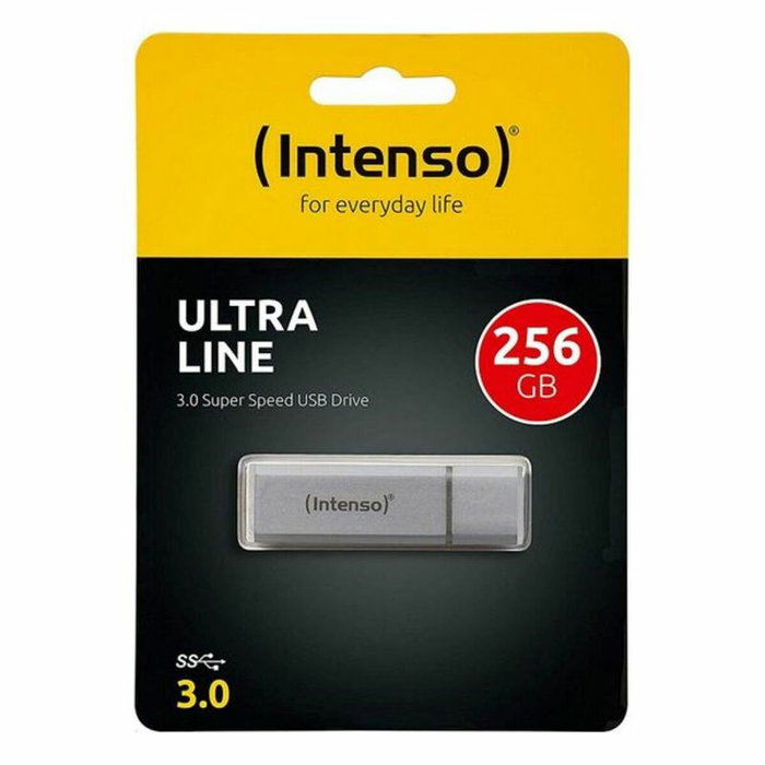 Intenso Memoria USB 3.2 Ultra 256GB Aluminio Plata Intenso Memoria USB 3.2 Ultra 256GB Aluminio Plata