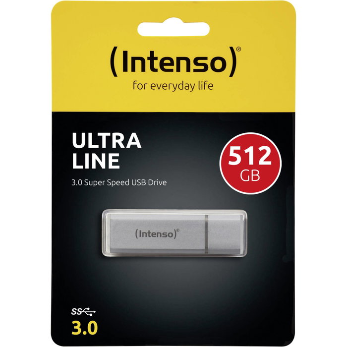 Intenso Memoria USB Ultra Line 512 GB Plata Intenso Memoria USB Ultra Line 512 GB Plata