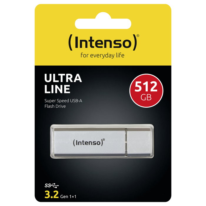 Intenso Memoria USB Ultra Line 512 GB Plata Intenso Memoria USB Ultra Line 512 GB Plata