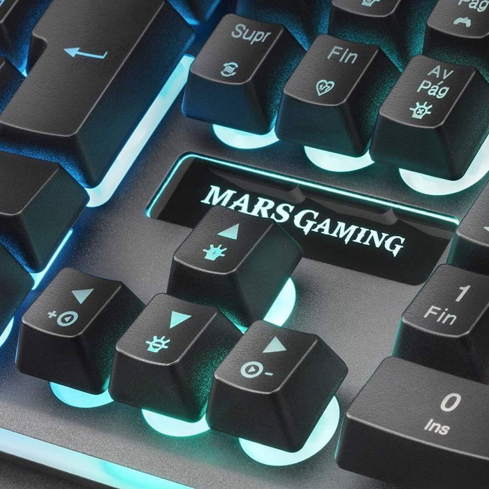 Mars Gaming MK320ES Teclado Gaming H-Mechanical RED RGB Español