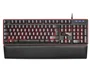 Mars Gaming MK320ES Teclado Gaming Semimecánico USB QWERTY Español, RGB 13 Modos, Tecnología H-MECH, Reposamuñecas Acolchado, Antighosting