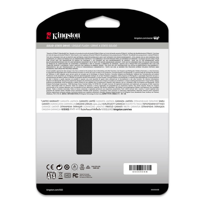 Kingston KC600 256 GB SSD 2,5 pulgadas SATA III 3D TLC
