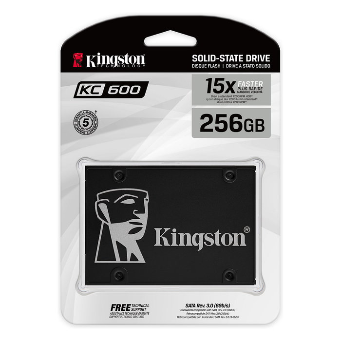 Kingston KC600 256 GB SSD 2.5 SATA III Kingston KC600 256 GB SSD 2.5 SATA III