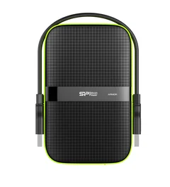 Silicon Power Armor A60 4 TB 2.5 slow USB 3.1 Negro, Verde
