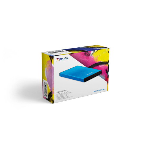 Tooq TQE-2527BL Caja Externa para Disco Duro 2.5 SATA Azul
