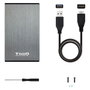 TOOQ TQE-2527G Caja para Disco Duro de 2.5'' SATA USB 3.1 Gris