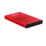 Tooq TQE-2527R Caja Externa para Disco Duro 2.5 Pulgadas SATA, Rojo/Negro