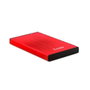 Tooq TQE-2527R Caja Externa para Disco Duro 2.5 Pulgadas SATA, Rojo/Negro
