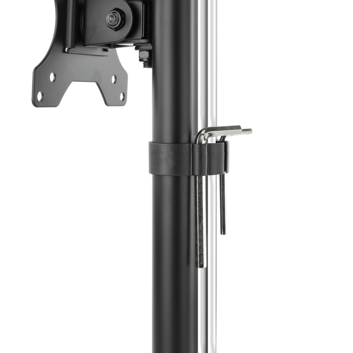 TooQ Soporte Sobremesa Monitor DB1127TN-B Giratorio Inclinable Pantallas 17-27 Pulgadas hasta 6kg Negro