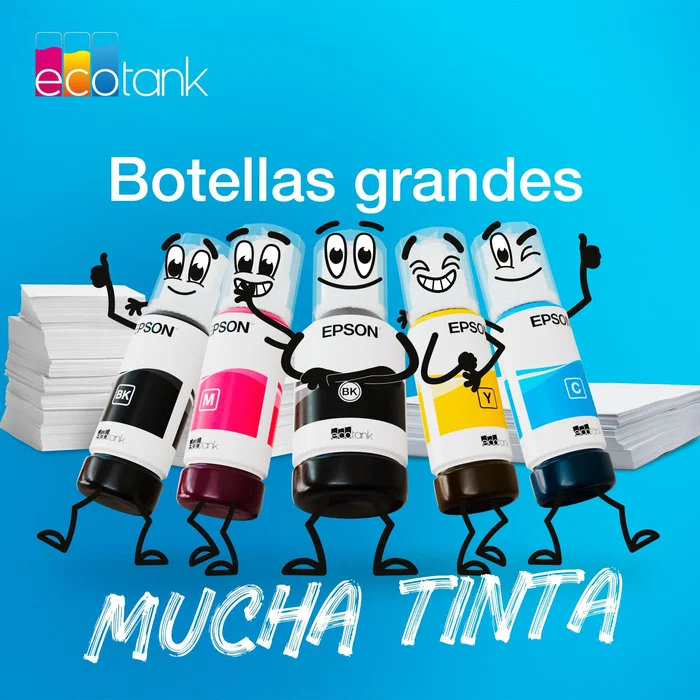 Epson Botella de Tinta 106 Amarillo C13T00R440 para EcoTank ET-7700 y ET-7750