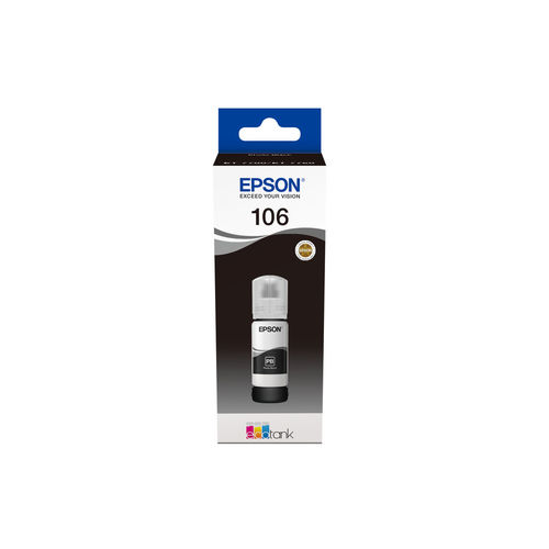 Epson 106 EcoTank Photo Black Tinta Negro (C13T00R140) 70 ml Epson 106 EcoTank Photo Black Tinta Negro (C13T00R140) 70 ml