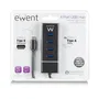 Ewent EW1137 Hub USB-C 4 Puertos USB 3.2 Gen1 (USB 3.0) para conectar periféricos USB Type-A a tu portátil