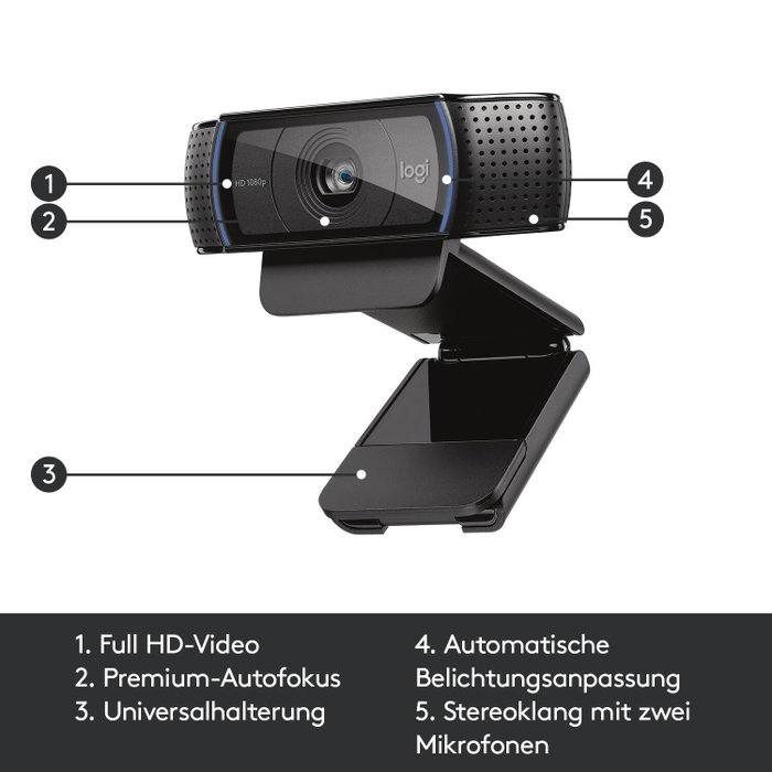 Logitech C920 Pro HD Webcam Full HD