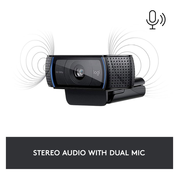 Logitech C920 Pro HD Webcam Full HD Negro Logitech C920 Pro HD Webcam Full HD Negro