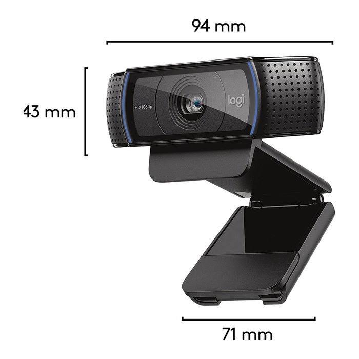 Logitech C920 Pro HD Webcam Full HD Negro Logitech C920 Pro HD Webcam Full HD Negro
