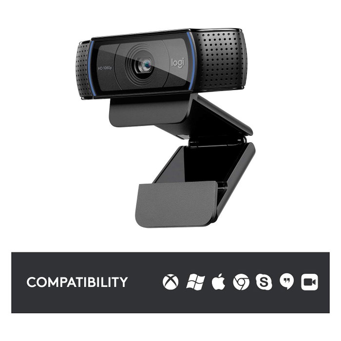 Logitech C920 Pro HD Webcam Full HD Negro Logitech C920 Pro HD Webcam Full HD Negro