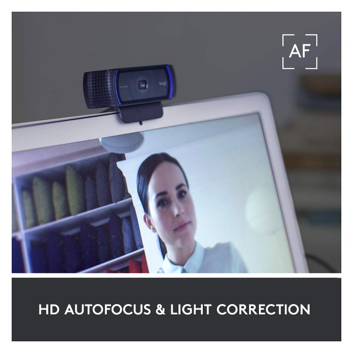 Logitech C920 Pro HD Webcam Full HD Negro Logitech C920 Pro HD Webcam Full HD Negro