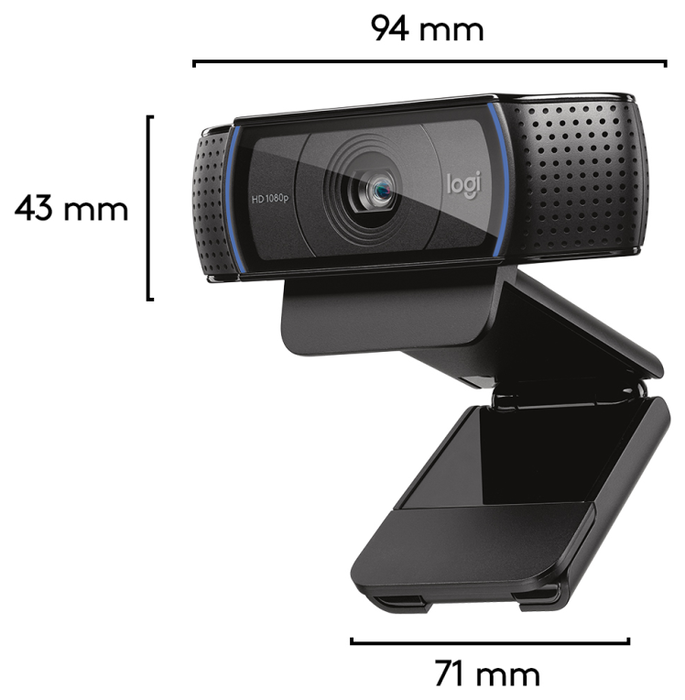 Logitech C920 Pro HD Webcam Full HD Negro Logitech C920 Pro HD Webcam Full HD Negro