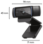 Logitech C920 Pro HD Webcam Full HD Negro