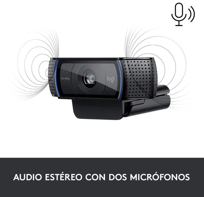 Logitech C920 Pro HD Webcam Full HD Negro Logitech C920 Pro HD Webcam Full HD Negro
