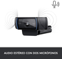 Logitech C920 Pro HD Webcam Full HD Negro