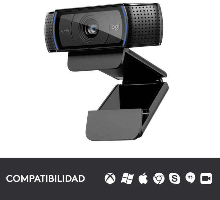 Logitech C920 Pro HD Webcam Full HD Negro Logitech C920 Pro HD Webcam Full HD Negro