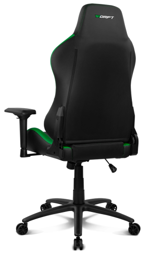 Drift DR250G - Silla Gaming Ergonómica Profesional, Respaldo Reclinable 90-135°, Reposabrazos 4D, Cojín Lumbar y Cervical, Soporta 150kg, Verde