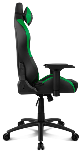 Drift DR250G - Silla Gaming Ergonómica Profesional, Respaldo Reclinable 90-135°, Reposabrazos 4D, Cojín Lumbar y Cervical, Soporta 150kg, Verde