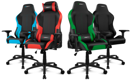 Drift DR250G - Silla Gaming Ergonómica Profesional, Respaldo Reclinable 90-135°, Reposabrazos 4D, Cojín Lumbar y Cervical, Soporta 150kg, Verde