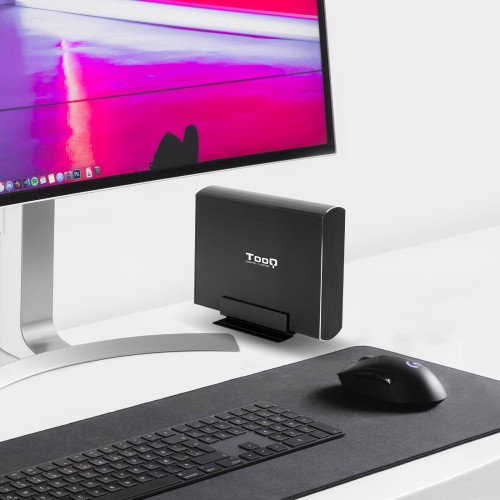 Tooq TQE-3531B Caja Externa para Disco Duro de 3.5 pulgadas SATA USB 3.1 Gen 1 Negro