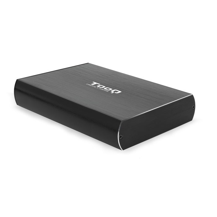 Tooq Caja Externa TQE-3531B 3.5 Pulgadas SATA USB 3.0 para HDD Hasta 8 TB, Compatible con Windows, Mac, Linux, Color Negro