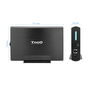 Tooq Caja Externa TQE-3531B 3.5 Pulgadas SATA USB 3.0 para HDD Hasta 8 TB, Compatible con Windows, Mac, Linux, Color Negro