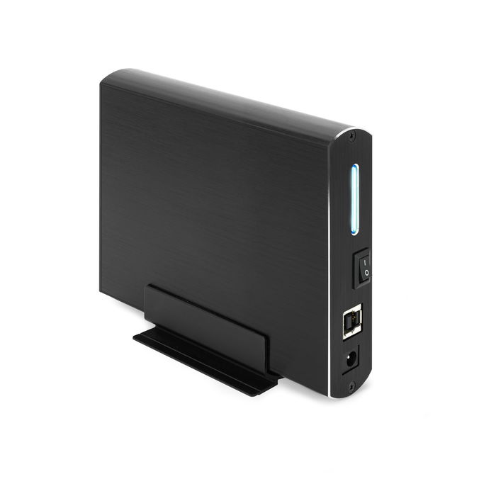 Tooq Caja Externa TQE-3531B 3.5 Pulgadas SATA USB 3.0 para HDD Hasta 8 TB, Compatible con Windows, Mac, Linux, Color Negro