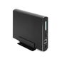 Tooq Caja Externa TQE-3531B 3.5 Pulgadas SATA USB 3.0 para HDD Hasta 8 TB, Compatible con Windows, Mac, Linux, Color Negro