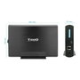 Tooq TQE-3531B Caja Externa para Disco Duro de 3.5 pulgadas SATA USB 3.1 Gen 1 Negro